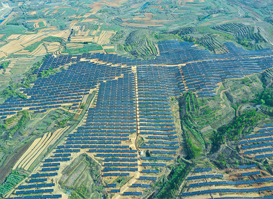 山東棲霞112MW農光互補項目成功并網